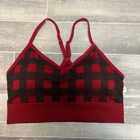 Maurices Plaid Seamless Bralette - Picture 1 of 3